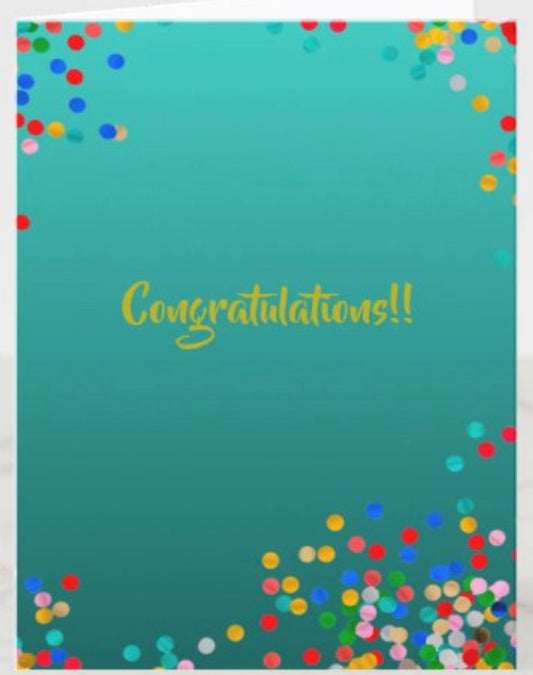 Congratulations card